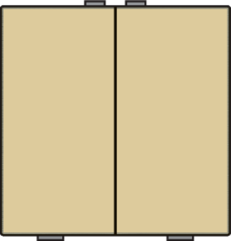 Niko 221-51002: Tweevoudige drukknop voor Niko Home Control, gold coated - Image 2