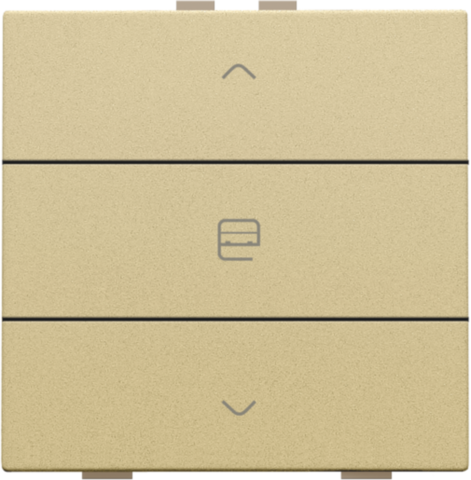 Enkelvoudige motorbediening voor Niko Home Control, gold coa