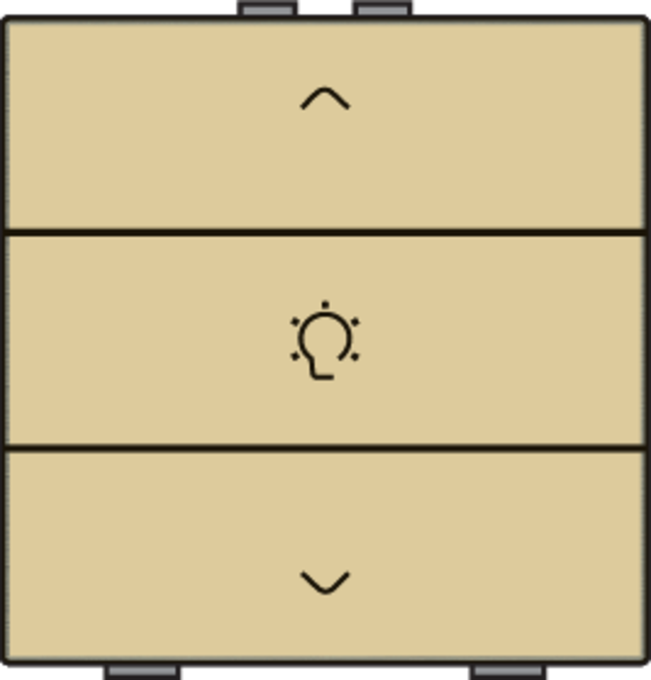 Niko 221-51043: Enkelvoudige dimbediening voor Niko Home Control, gold coated - Image 2