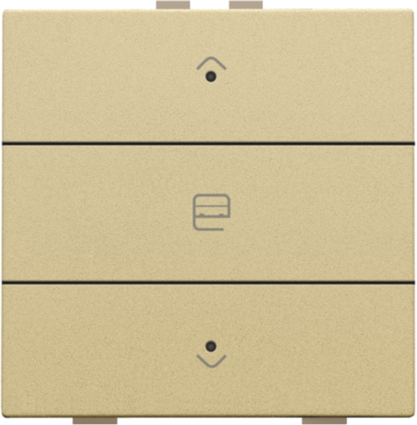 Enkelvoudige motorsturingsbediening met led voor Niko Home C