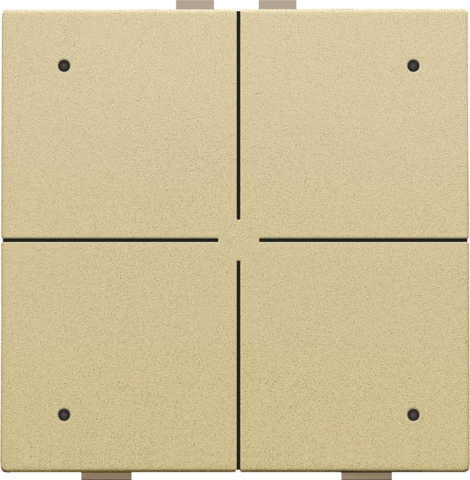 Viervoudige drukknop met leds en comfortsensoren voor Niko H