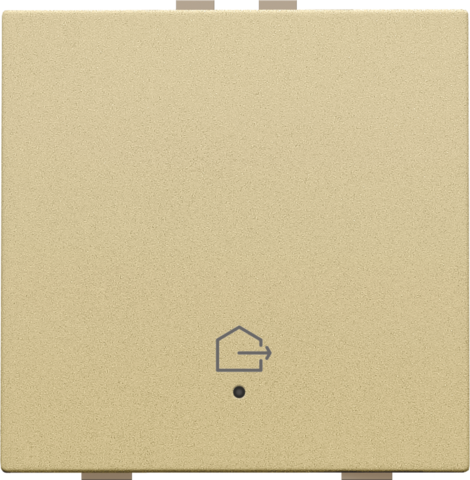 Enkelvoudige drukknop met led en comfortsensoren voor Niko H