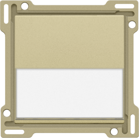 Afwerkingsset met tekstveld voor enkelvoudige schakelaar of