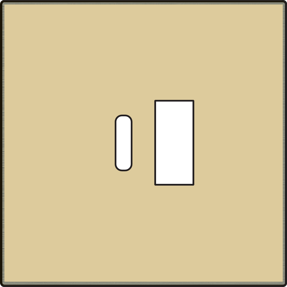 Niko 221-68002: Afwerkingsset voor dubbele smart USB-A- en USB-C-lader, gold coated - Image 2