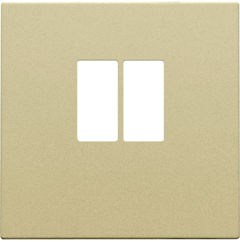 Afwerkingsset voor enkelvoudige luidsprekeraansluiting, gold