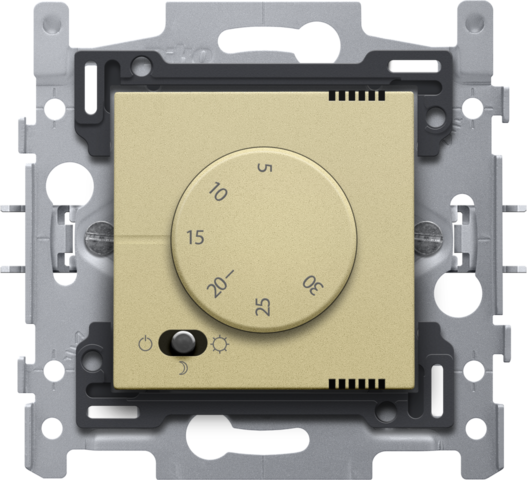 Niko 221-88000: Elektronische thermostaat, gold coated