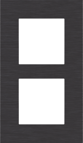 Tweevoudige afdekplaat, 60 mm centerafstand, verticaal, Niko