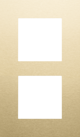 Tweevoudige afdekplaat, 60 mm centerafstand, verticaal, Niko