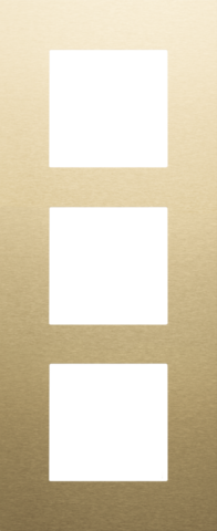 Drievoudige afdekplaat, 60 mm centerafstand, verticaal, Niko