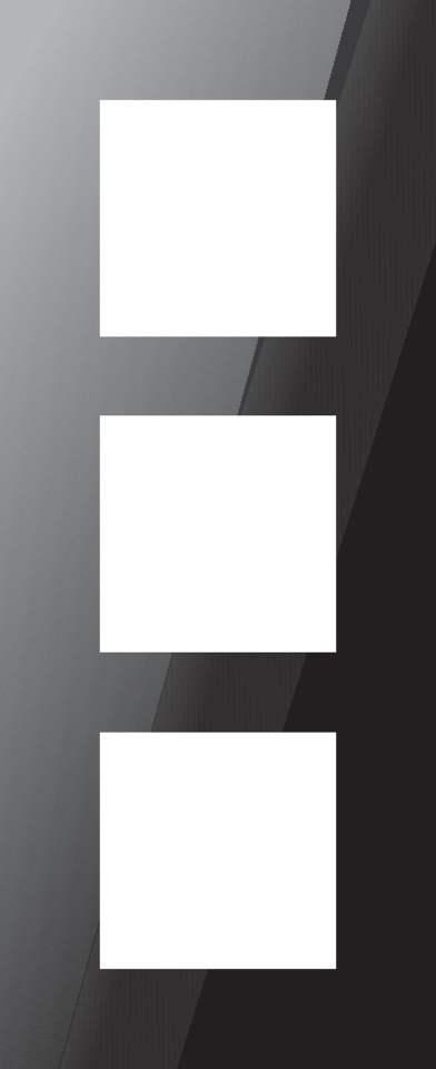 Niko 242-76300: Drievoudige afdekplaat, 60 mm centerafstand, verticaal, Niko Pure liquid black - Image 2