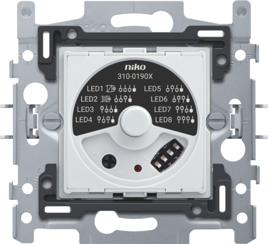 Sokkel voor universele draaiknopdimmer met CAB-ontstoring, 5