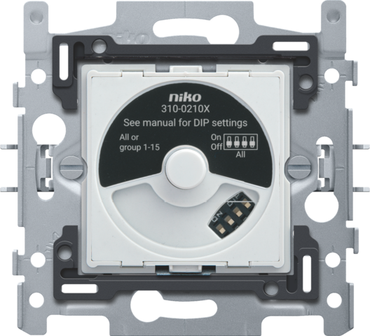 Niko 310-02100: Sokkel voor DALI-draaiknopdimmer