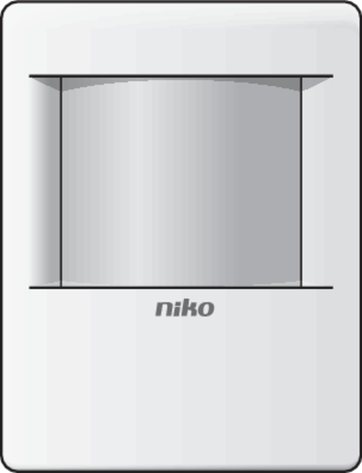 Niko 350-30010: Bewegingsmelder, 24 V, 15 m, 90°, incl. schemerschakelaar 3 – 300 lux, voor opbouw, wit - Image 2