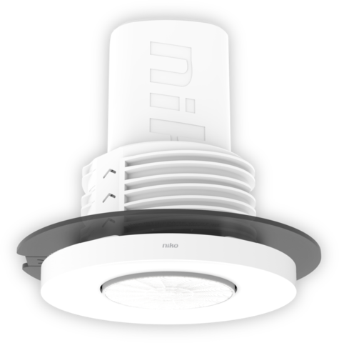 Niko 350-601221: Aanwezigheidsmelder 360°, 230 V, 2 kanalan, 12 m, master, voor inbouw