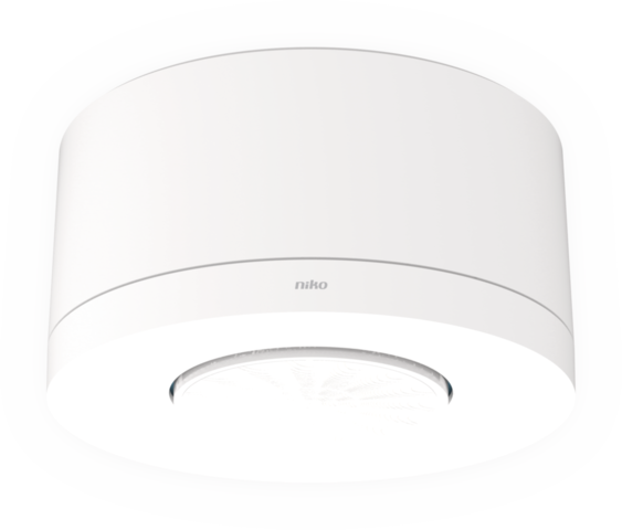 Niko 350-602021: Aanwezigheidsmelder 360°, 230 V, 12 m, slave, voor opbouw
