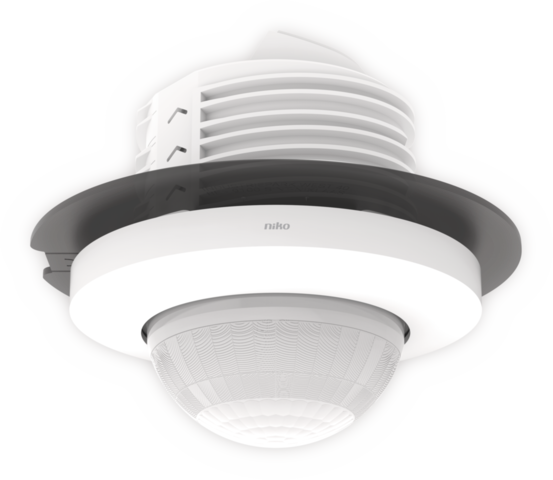 Niko 350-701121: Aanwezigheidsmelder, 360°, 230 V, 28 m, master, voor inbouw