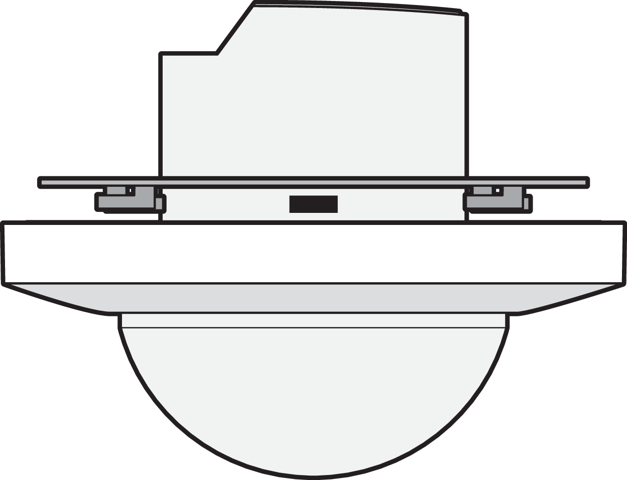 Niko 353-701111: Bewegingsmelder M42LR, 230 V, 32-37 m, voor inbouw (SnapFit), wit - Image 2