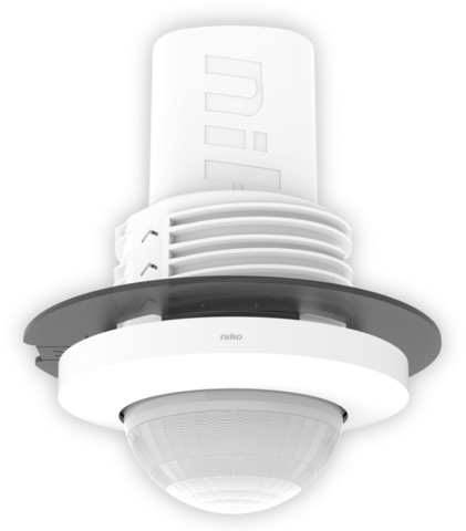 Aanwezigheidsmelder P48LR, DALI-2, master, 32-37 m, voor inb