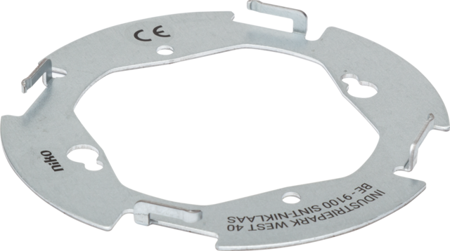 Conversiering voor P4XLR- en M4XLR-melders in inbouwdoos