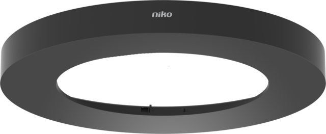 Sierring voor P4XMR- en M4XMR-inbouwmelders, zwart