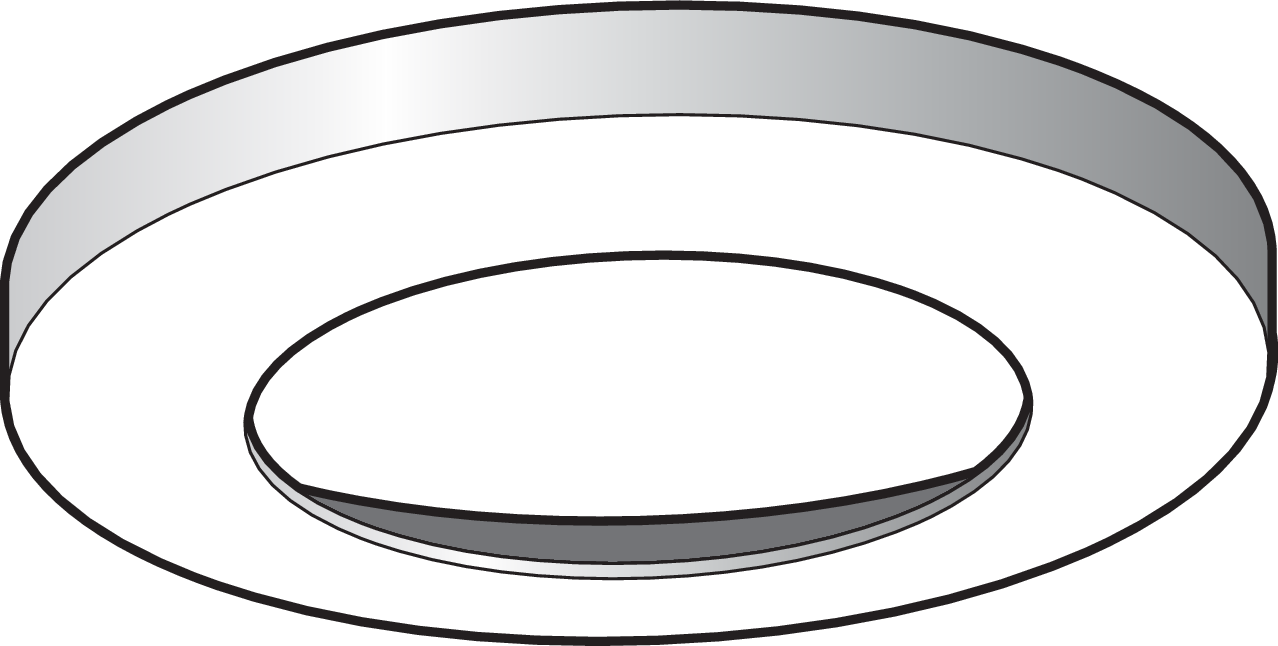 Niko 353-991991: Sierring voor P4XLR- en M4XLR-inbouwmelders, wit - Image 2