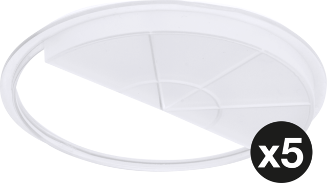Lenscover voor P4XMR- en M4XMR-detectoren, transparant (5 st