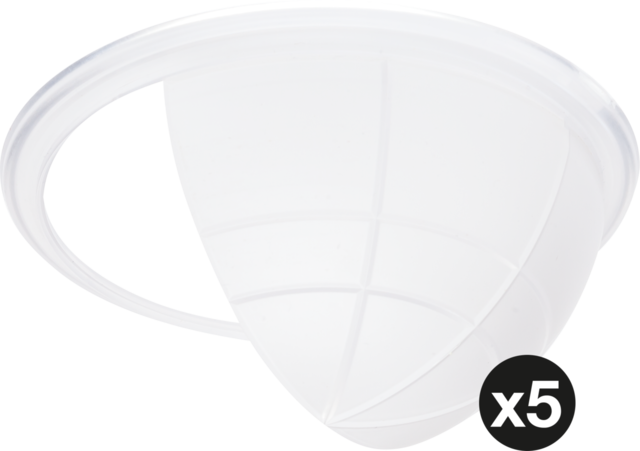 Lenscover voor P4XLR-, M4XLR- en M4XHC-detectoren, transpara