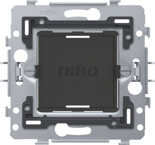 Niko 360-00002: Sokkel voor een draadloze dimschakelaar, 71 x 71 mm, klauwbevestiging