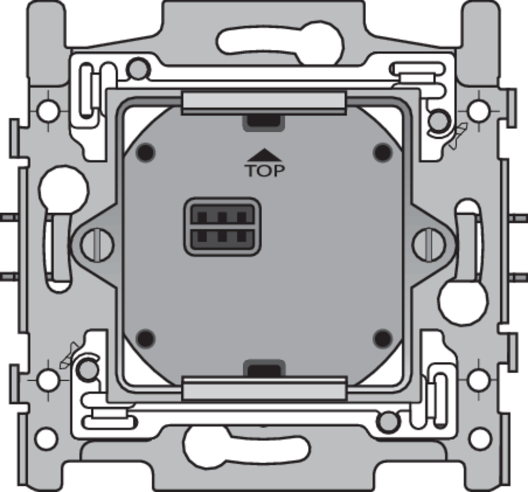 Niko 550-20210: Bewegingsmelder, Niko Home Control, 8 m, 180°, wanddetector, voor inbouwdoos - Image 2
