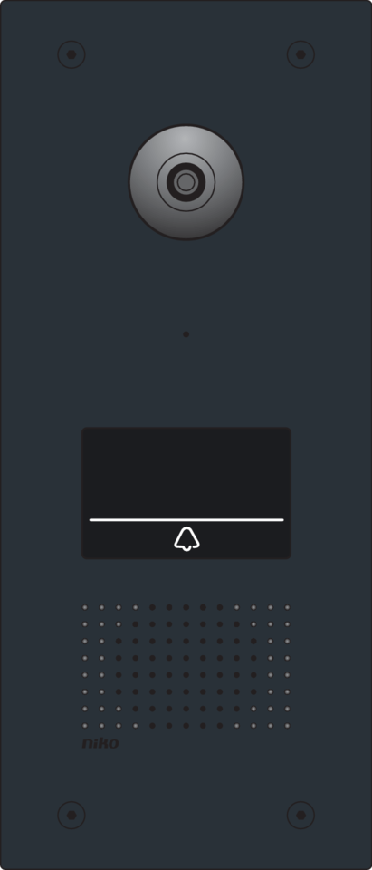 Niko 550-22001: Videobuitenpost voor Niko Home Control, met 1 verlichte aanraaktoets - Image 2