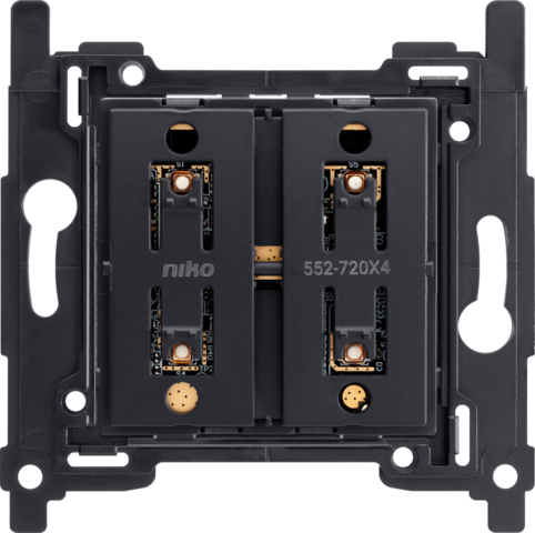 Niko 552-72004: Draadloze schakelaar met batterij, viervoudig, Zigbee®
