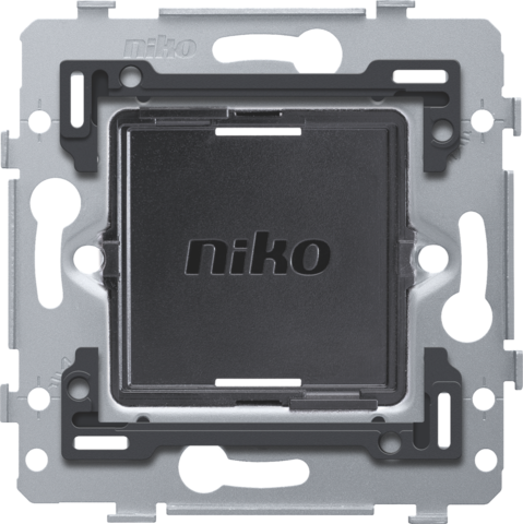 Niko 552-72010: Metalen sokkel voor draadloze Zigbee® schakelaar met batterij, 71 x 71 mm, schroefbevestiging