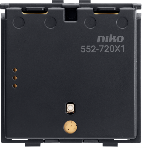 Niko 552-72011: Draadloze schakelaar met batterij, enkelvoudig, Zigbee®, zonder sokkel