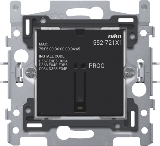 Geconnecteerde enkelvoudige schakelaar, sokkel, 10 A, 60 x 7