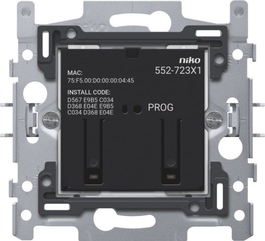 Niko 552-72301: Geconnecteerde motorbediening, sokkel, 3 A,60 x 71 mm, klauwbevestiging, Zigbee®