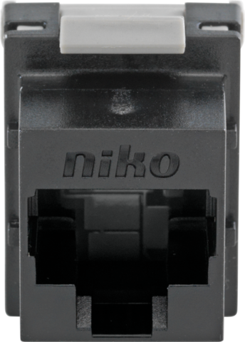 Niko 650-45071: Onafgeschermde RJ45-connector cat. 6A voor bandbreedtes tot 500MHz