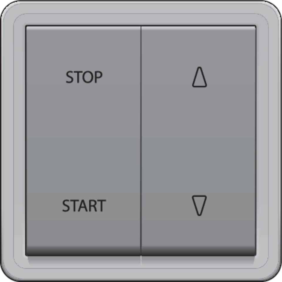Niko 700-35900: Spuitwaterdichte rolluikschakelaar 10 AX/250 Vac, mechanisch vergrendeld en elektrisch gescheiden, met schroefklemmen, grijs - Image 2