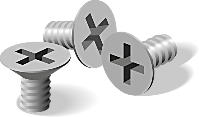 Niko 700-36099: Poedergelakte reserveschroef voor spuitwaterdichte tuinpaaltjes grijs