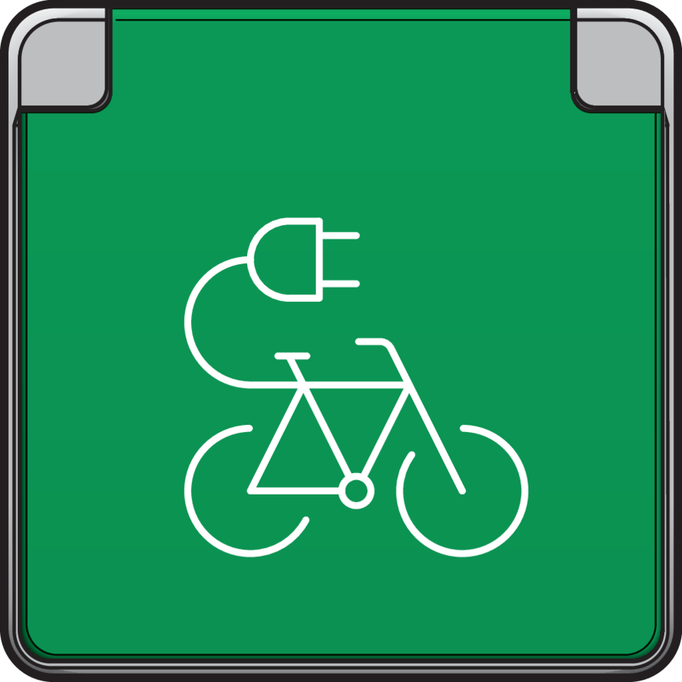 Niko 700-36670: Spuitwaterdicht fietsoplaadpunt 16 A/250 Vac met penaarde, beschermingsafsluiters en met schroefklemmen, grijs - Image 2