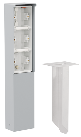 Spuitwaterdichte tuinpaal met grondpin voor drie Niko Hydro