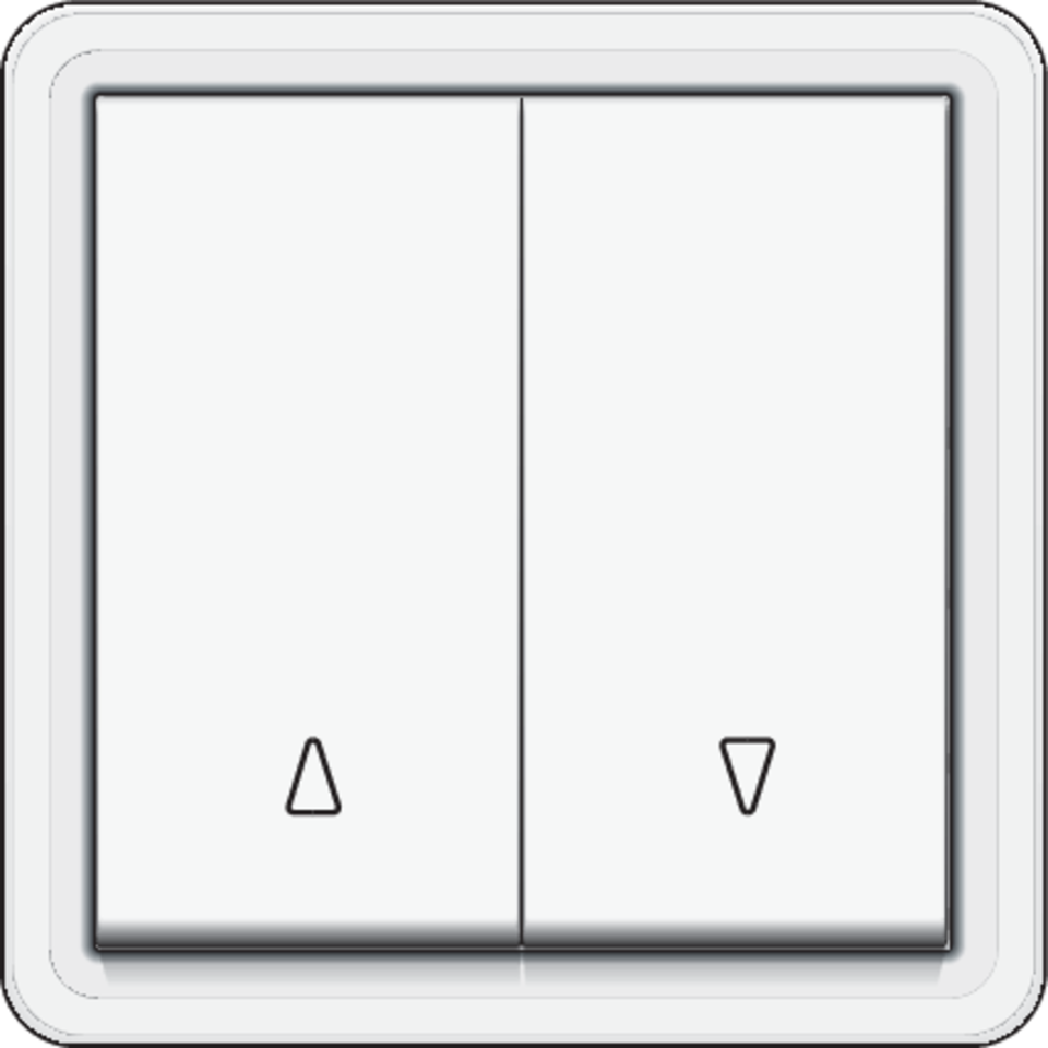 Niko 701-35910: Spuitwaterdichte rolluikdrukknop 10 A/250 Vac, mechanisch vergrendeld en elektrisch gescheiden, met schroefklemmen, wit - Image 2
