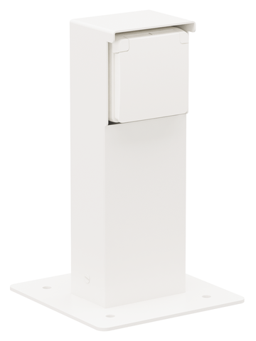 Spuitwaterdichte tuinpaal met enkelvoudig stopcontact, penaa