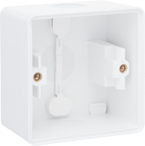 Spuitwaterdichte enkelvoudige opbouwdoos met twee enkelvoudi