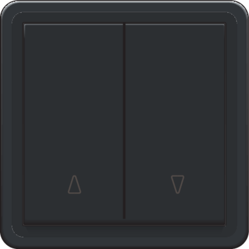 Niko 761-35910: Spuitwaterdichte rolluikdrukknop 10 A/250 Vac, mechanisch vergrendeld en elektrisch gescheiden, met schroefklemmen, zwart - Image 2