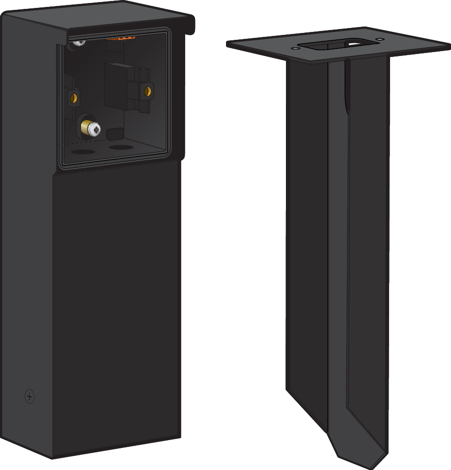 Niko 761-36810: Spuitwaterdichte tuinpaal met grondpin voor één Niko Hydro functie, zwart - Image 2