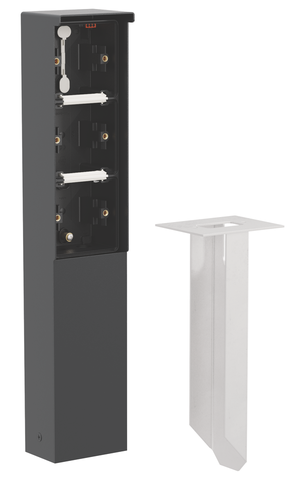 Spuitwaterdichte tuinpaal met grondpin voor drie Niko Hydro