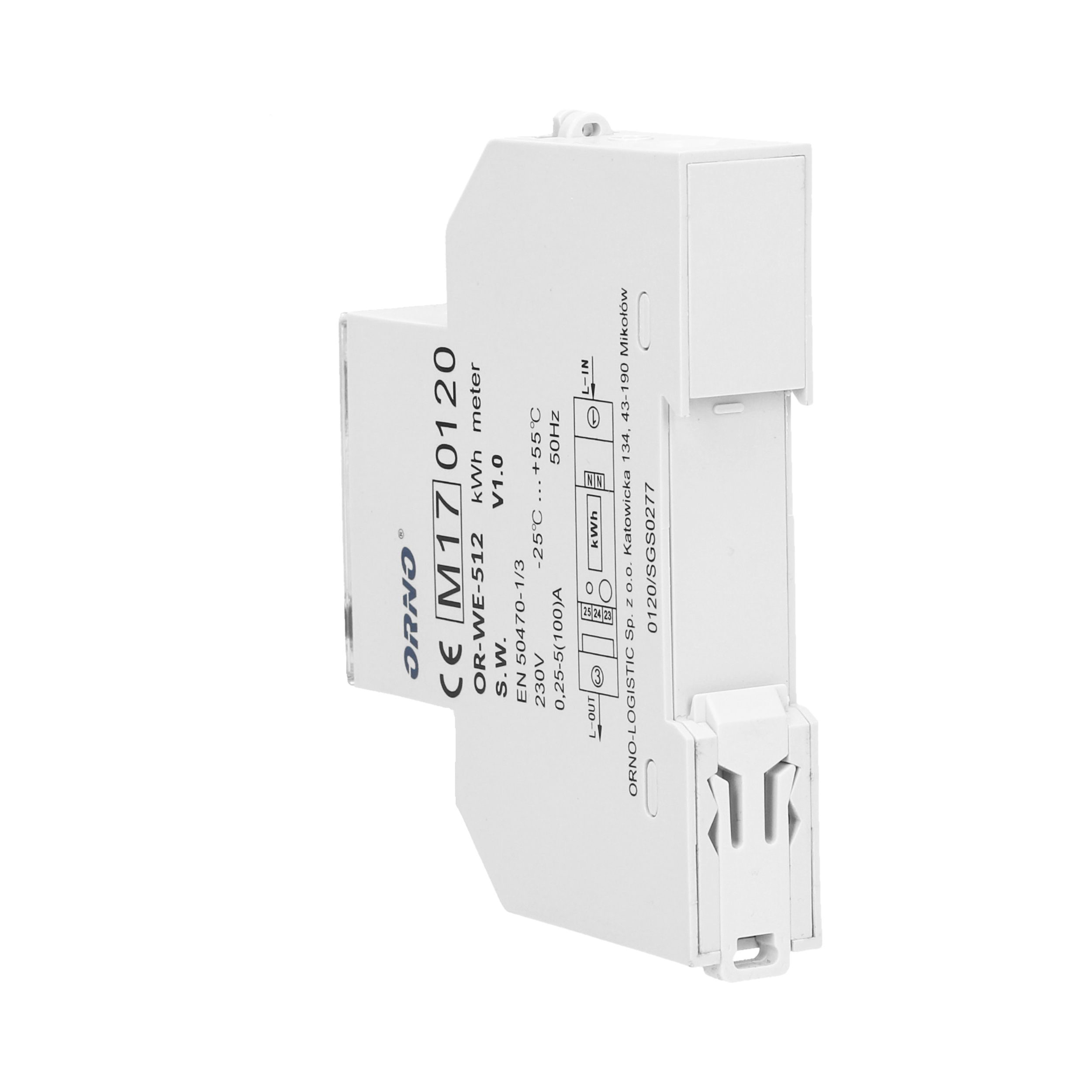 OR-WE-512: Digitale kWh-teller MID mono 100A - Image 6