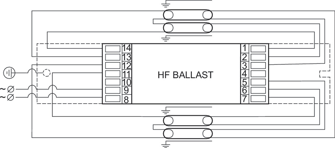 Philips 88775400: Philips ballast HF-Pi 3/4 14/24 TL5/PL-L EII 220-240V - Image 2