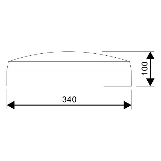 Prolumia 40009421: Prodisc II + noodfunctie (1u) met AT, 340mm, 16.5W, 1500Lm, 4000K - Image 2