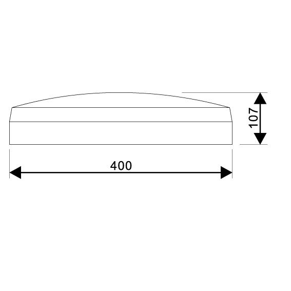 Prolumia 40009461: Prodisc II Maxi, Ø400mm, 30W, 3000Lm/3200Lm, 3000K/4000K schakelbaar - Image 2